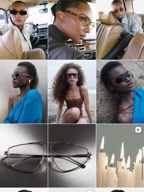 Elisa Johnson Glasses- Jane Mini in Black